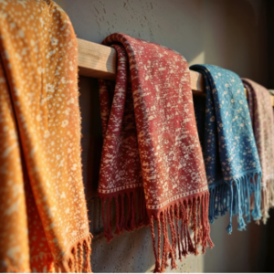 ECHARPES-COL UNIQUES FAITES-MAIN